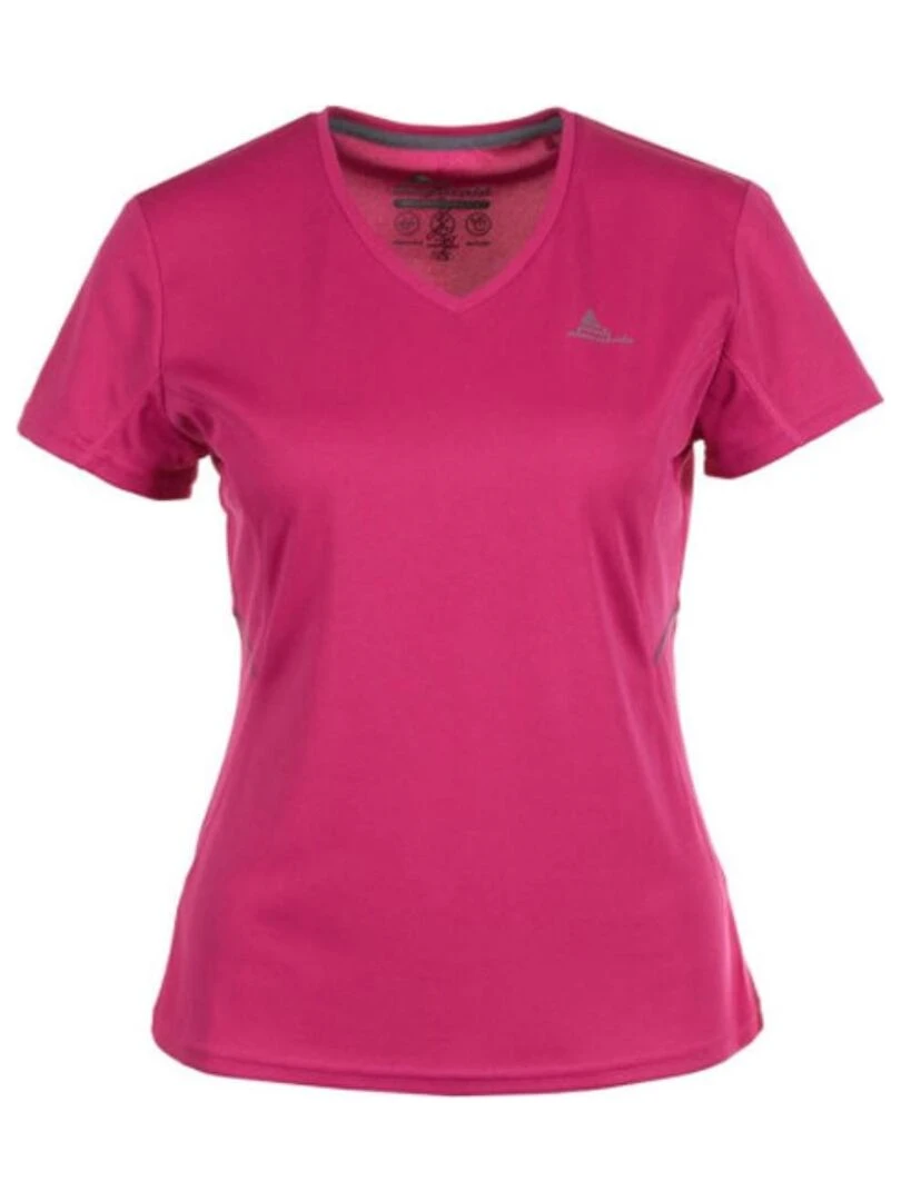 T shirt manches courtes femme ACRIM PEAK MOUNTAIN Rose