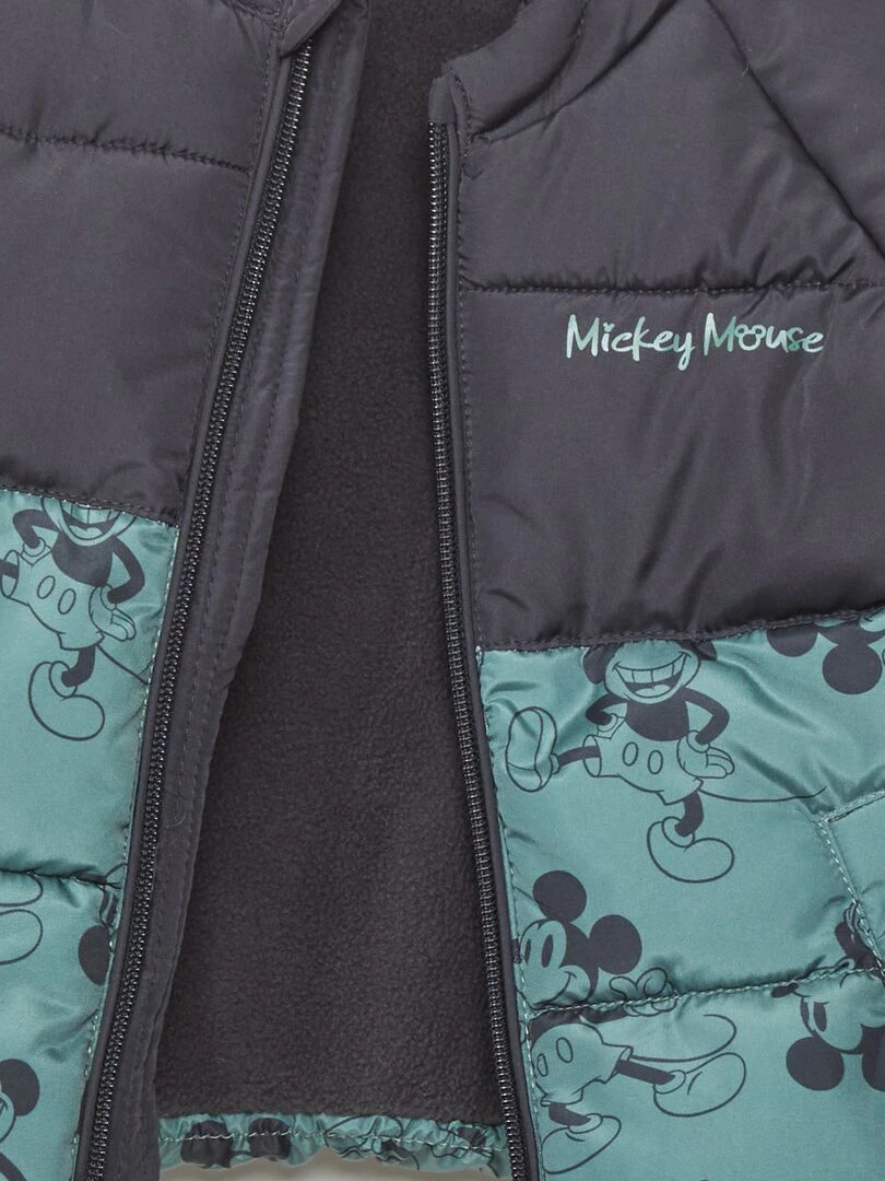 Doudoune à capuche 'Mickey'   Vert