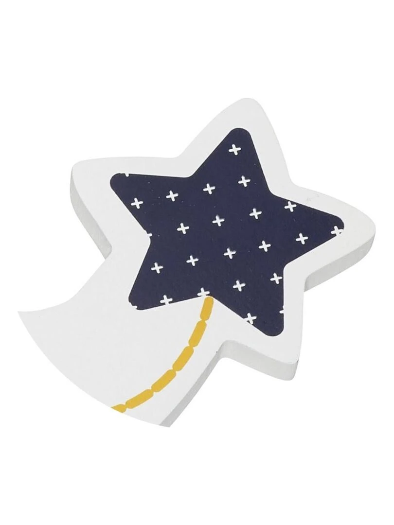 Patères en bois en MDF blanc   SAUTHON   Blanc