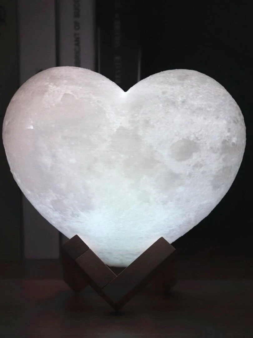 CŒUR   Lampe à poser en forme de cœur   Beige clair