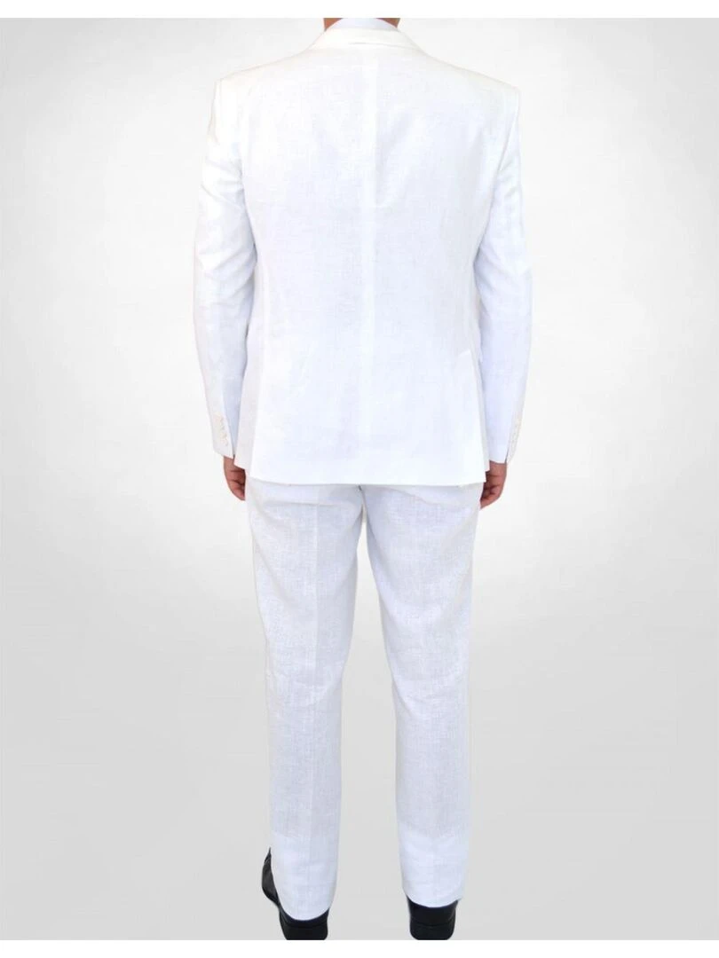 Costume en lin Kebello   Blanc Blanc