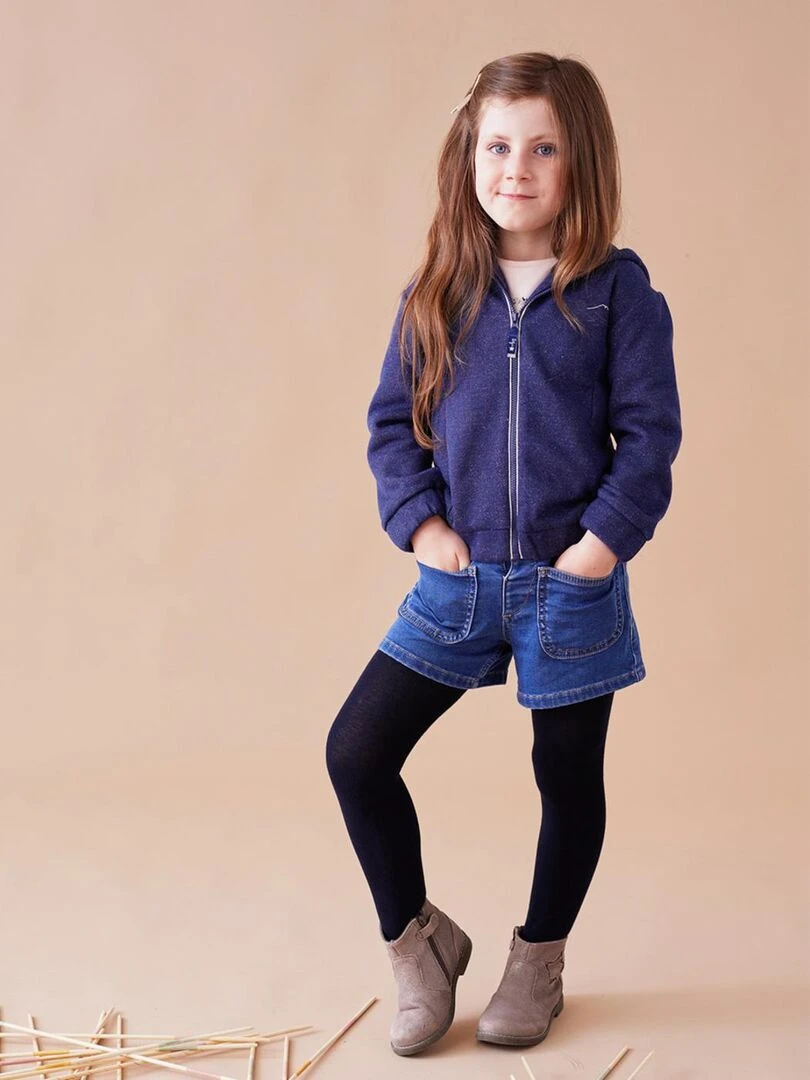 Veste à capuche Noukie's Bleu