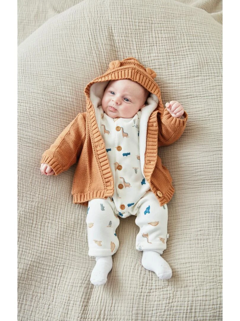 Mantelet en tricot  caramel   Noukie's   Beige