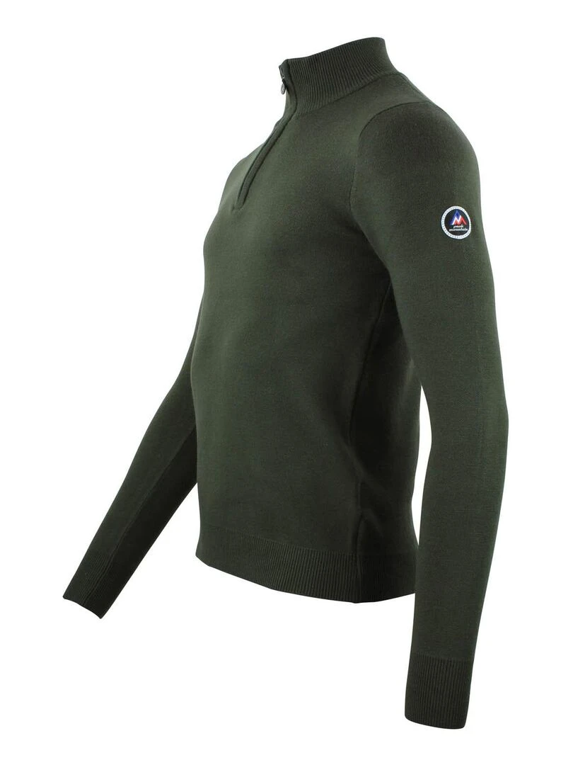 Pull homme CHARLITO   PEAK MOUNTAIN   Kaki