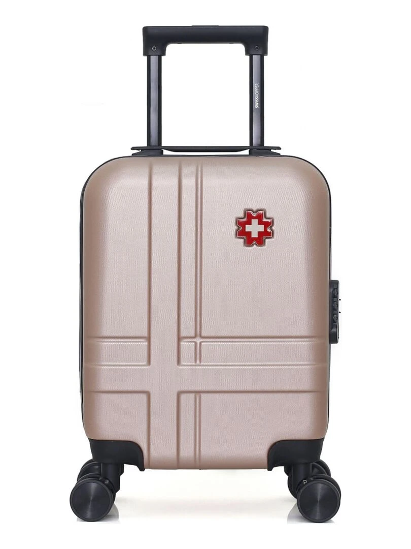 SWISS KOPPER VALISE CABINE XS USTER 4 ROUES 46 CM Rose