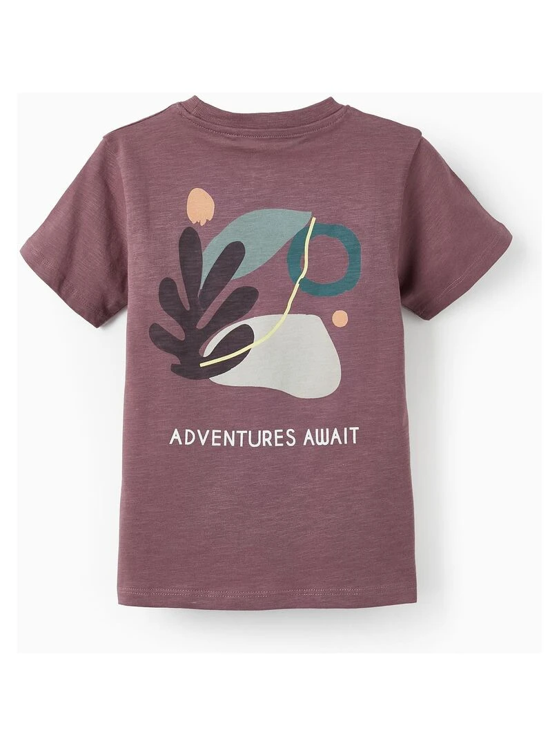 T shirt à manches courtes pour garçon 'Sicilian Days' manches courtes Violet