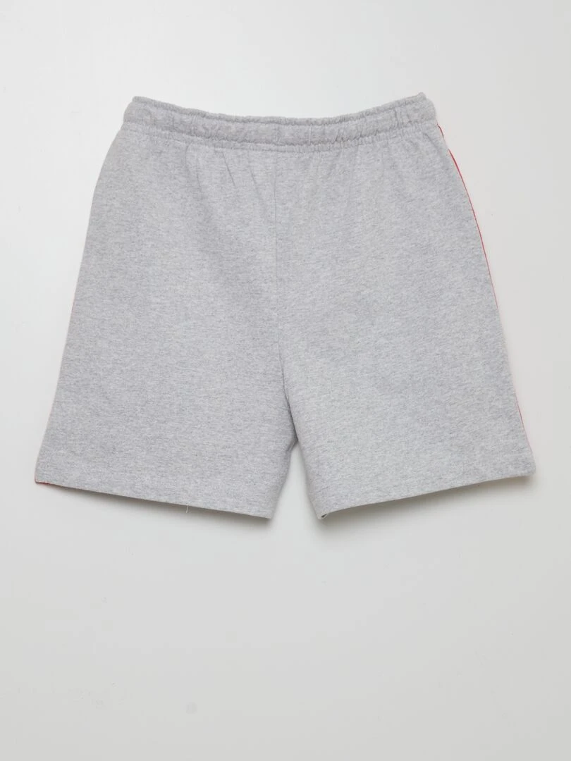 Short 'Sonic' avec bandes   Gris