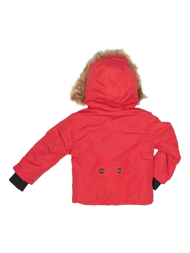 Parka de ski fille FALAVA PEAK MOUNTAIN Rouge