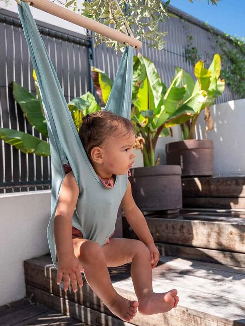 SIEGE SAUTEUR PETITE PLANETE® SAUGE Bleu Vert Gris
