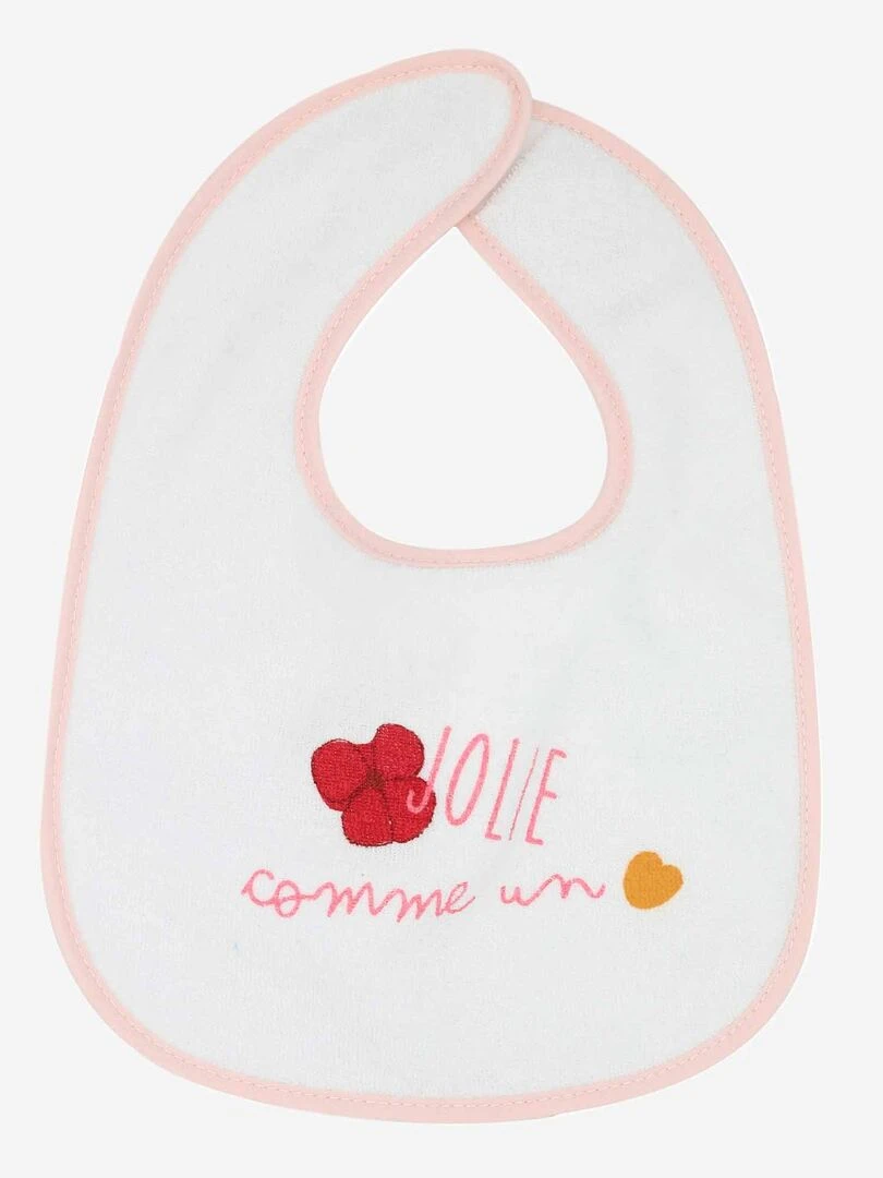 Lot de 7 bavoirs bébé Kinousses   Bleu