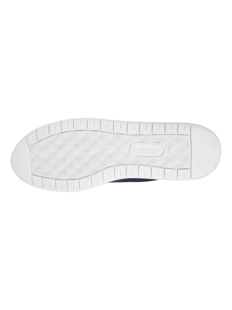 Baskets Confort Homme Slip on Marine   Bleu marine
