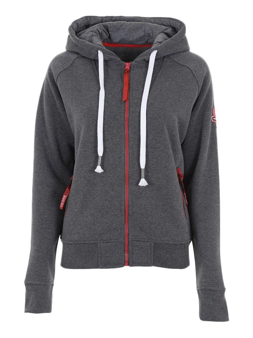 Sweat polaire femme AFONOR   Rouge
