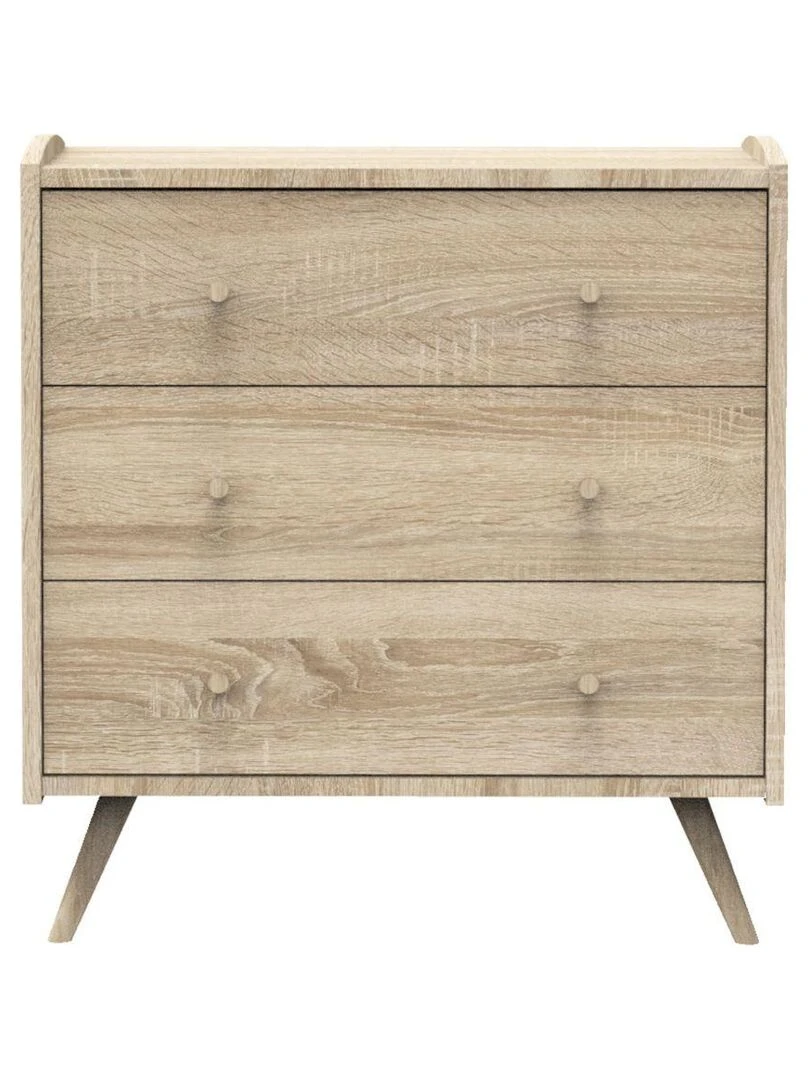 Commode 3 tiroirs SAUTHON Marron