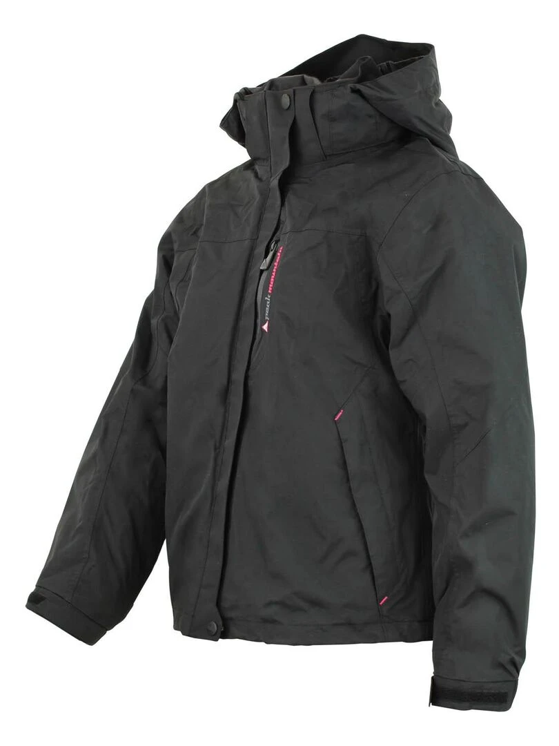 Blouson de ski fille 3 en 1 fille FACIONO   PEAK MOUNTAIN   Noir Noir