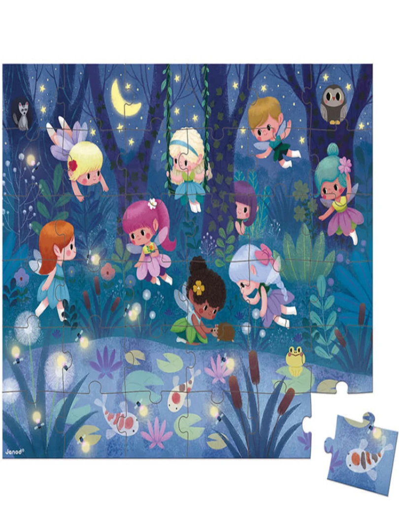 Puzzle Les Fées Et Les Nénuphars (36 Pièces) N/A