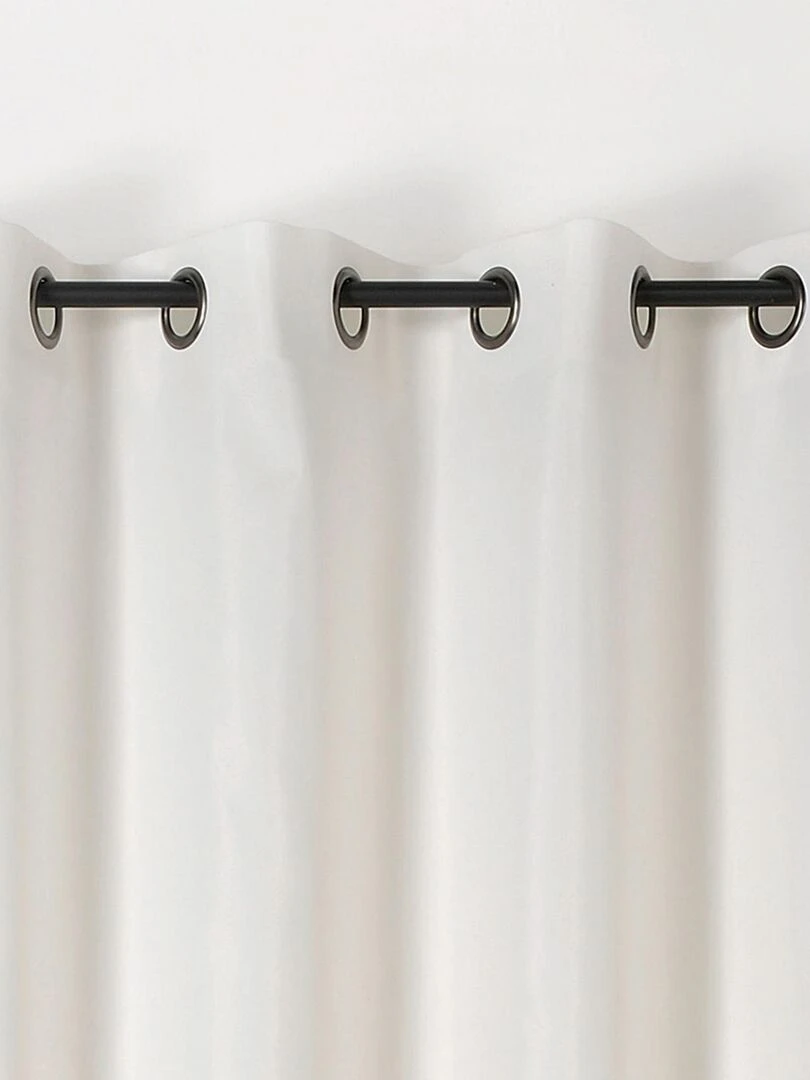 Rideau double natte non feu M1 Beige
