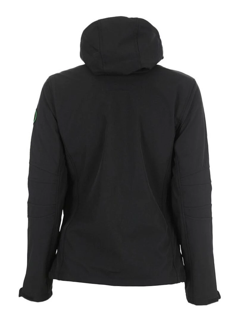 Blouson softshell femme AMALON   DEGRE CELSIUS   Noir Vert