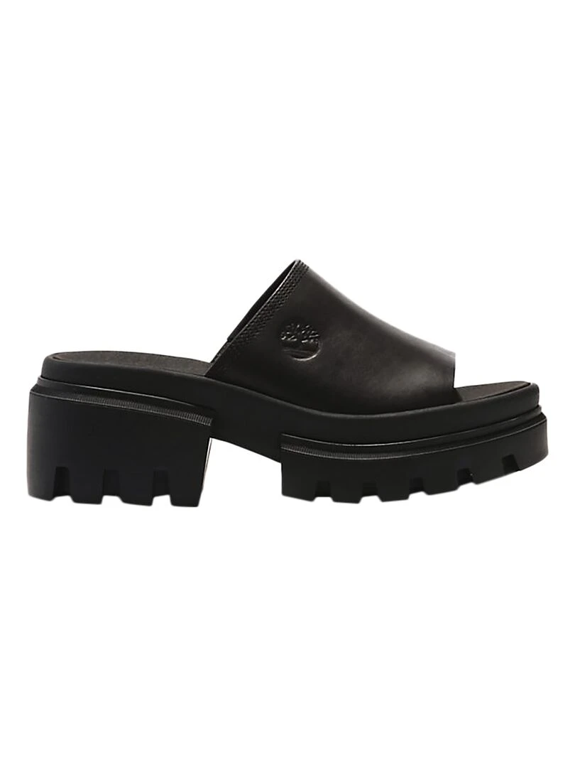 Sandales à Talon Cuir Timberland Everleigh Noir