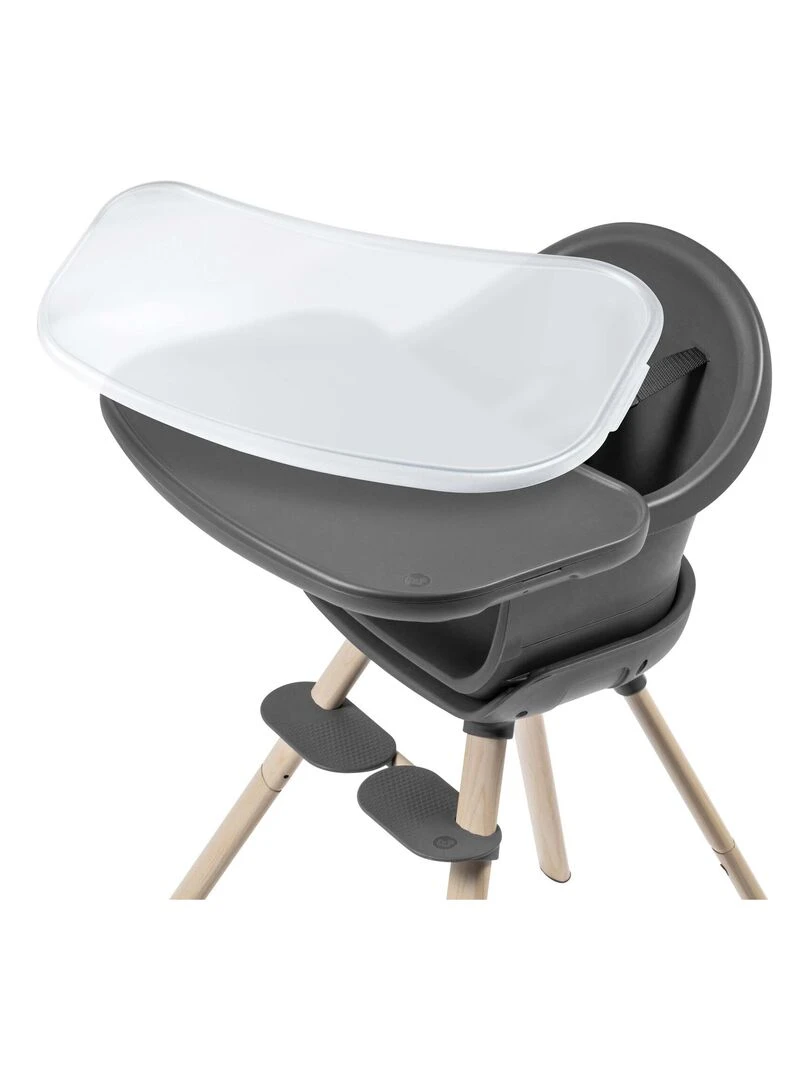 Chaise haute évolutive Moa Eco  8 en 1 (Chaise Haute/réhausseur/tabouret/bureau)  Beyond Graphite   Gris foncé