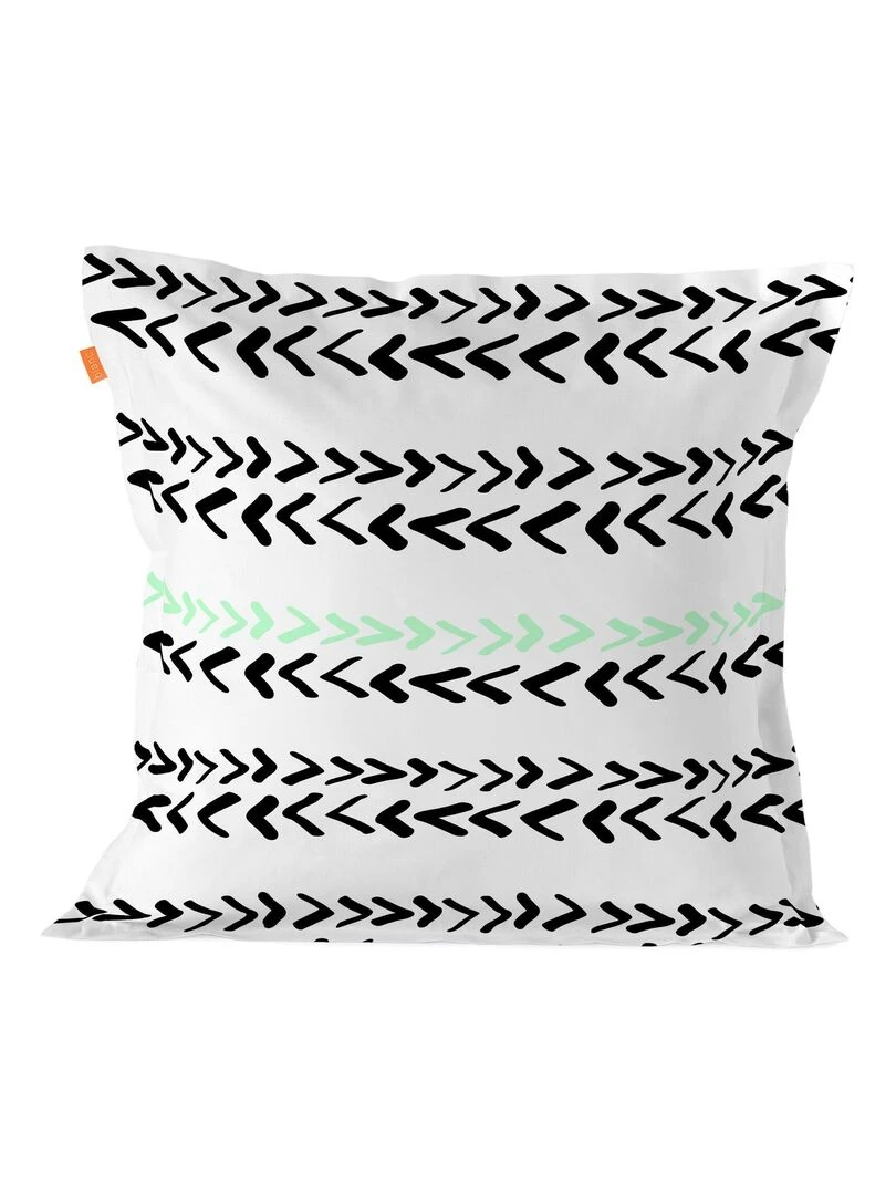 Housse de coussin Forward "Happyfriday" Blanc