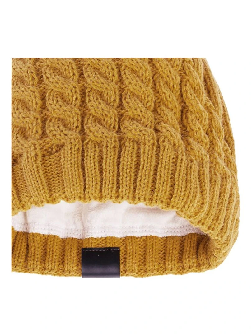 Bonnet Simia   Made in UE   Jaune moutarde