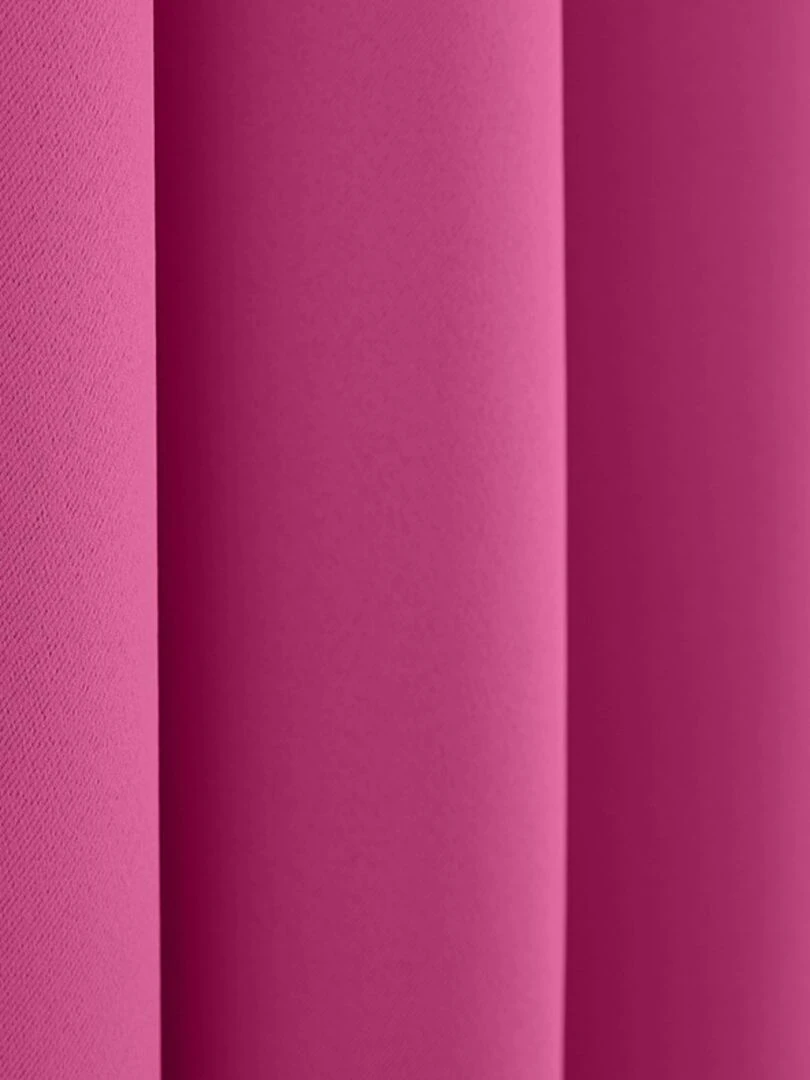 Rideau occultant 140 x 260 cm   Rose fushia
