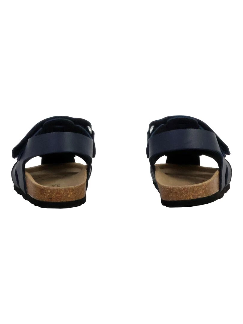 Sandales Cuir Enfant Geox Ghita   Bleu