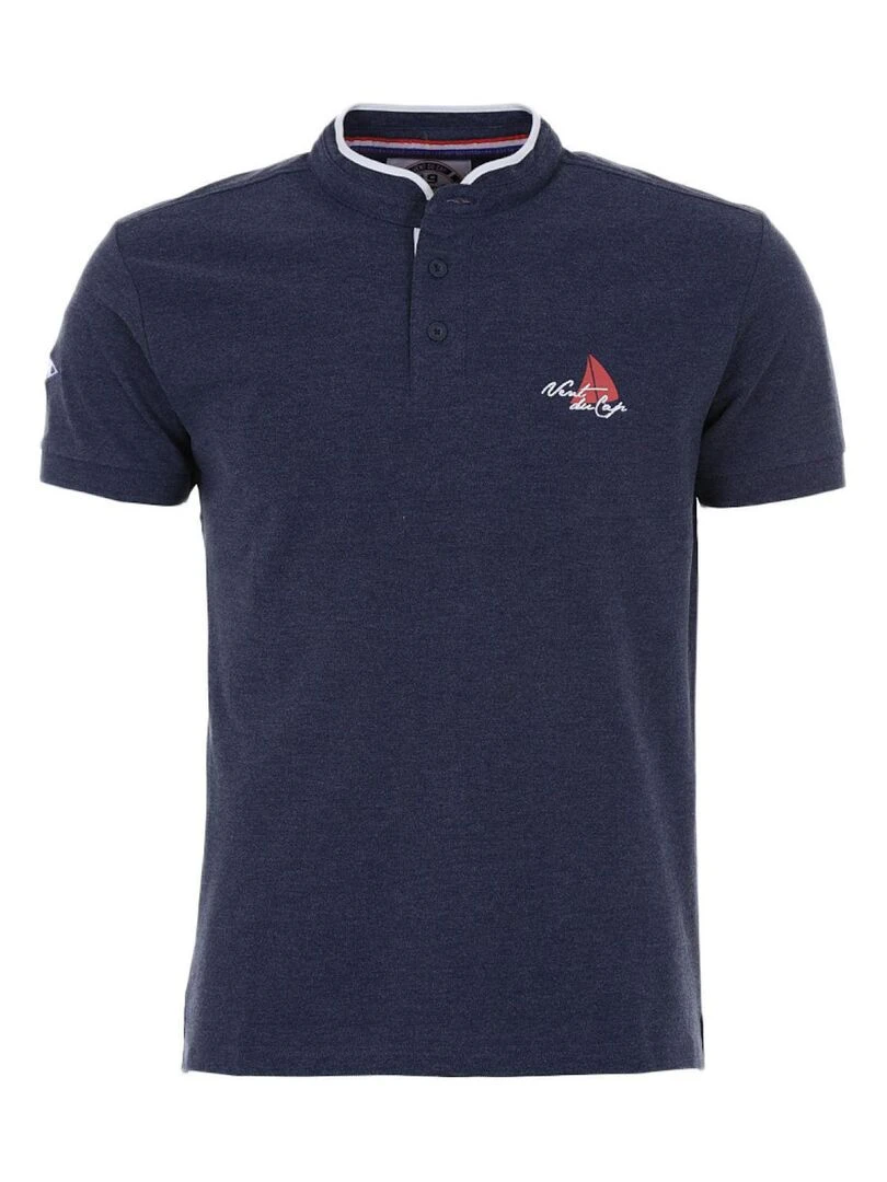 Polo manches courtes homme CARMAND VENT DU CAP Bleu marine