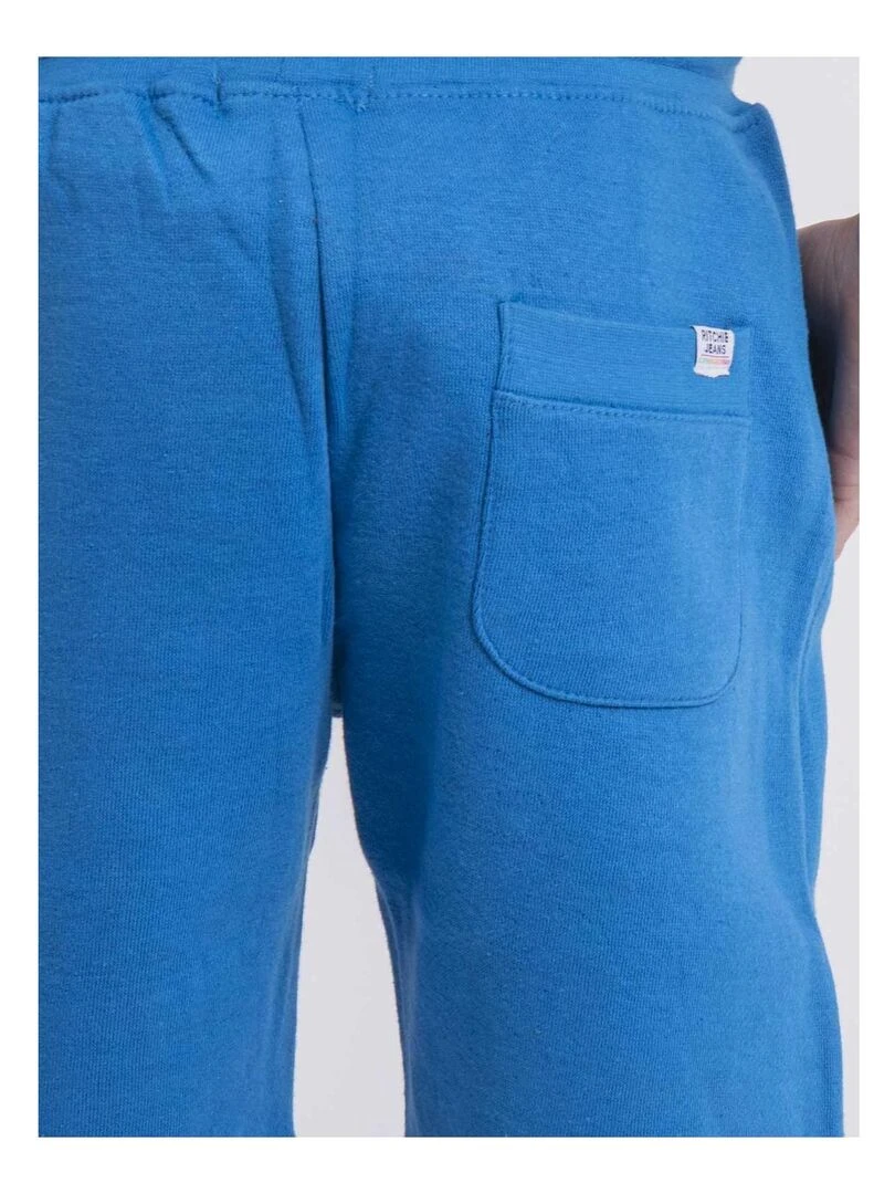 Bermuda molleton BIDMIN J   Bleu roi