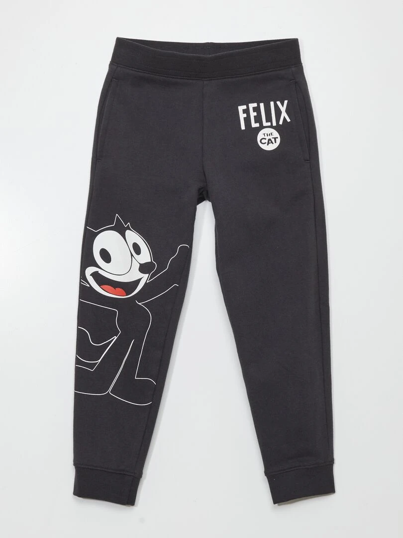 Jogging 'Felix le chat' Noir