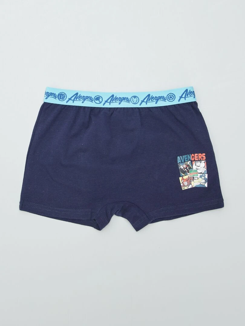 Lot de 2 boxers stretch 'Avengers' 'Marvel' Bleu