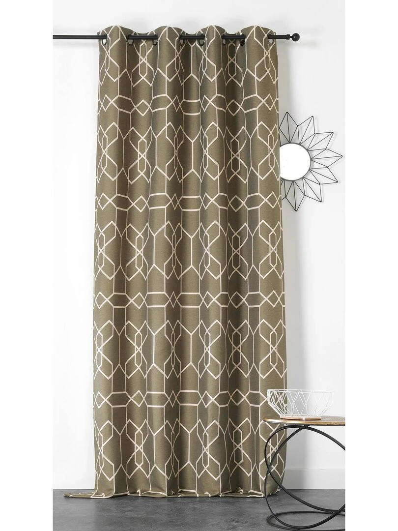 Rideau d'ameublement Ariane Vert olive