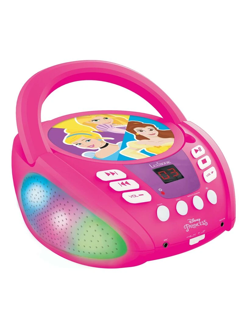 Lecteur Cd Bluetooth Disney Princess Avec Effets Lumineux N/A