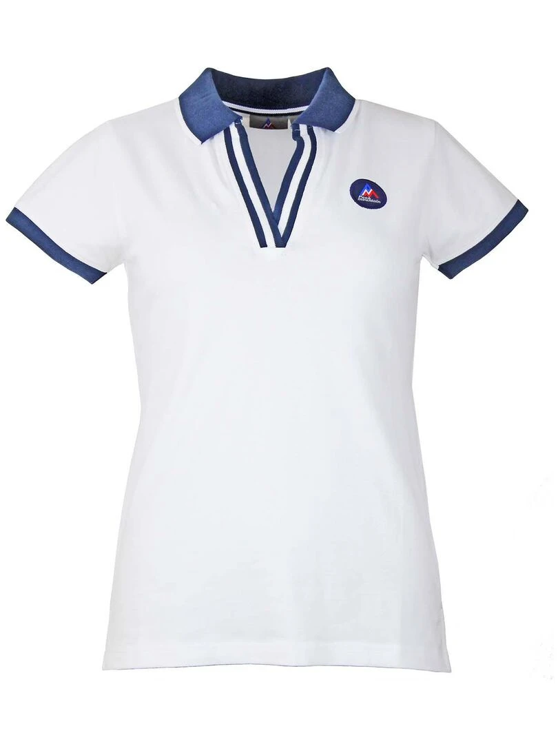 Polo manches courtes femme ASFALTE Blanc
