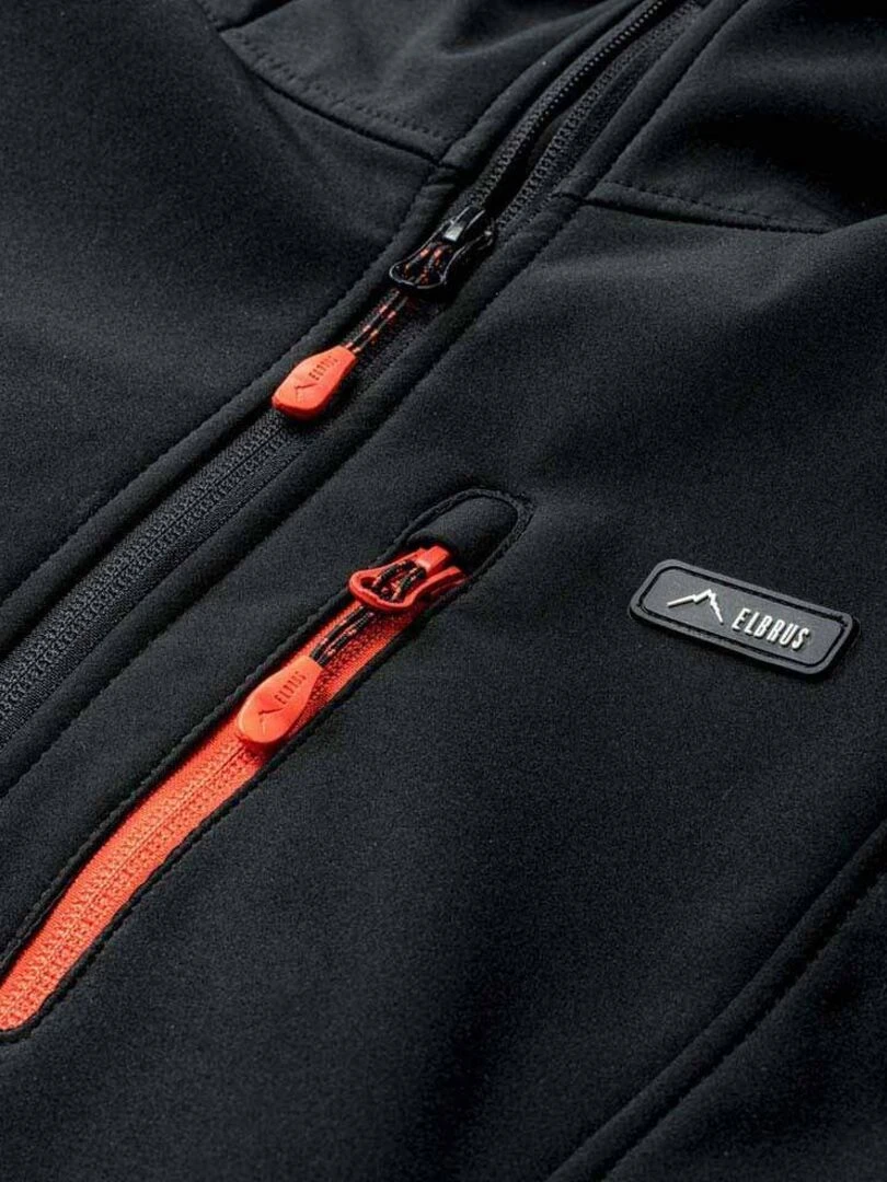 Elbrus   Veste IVER   Noir Orange Gris