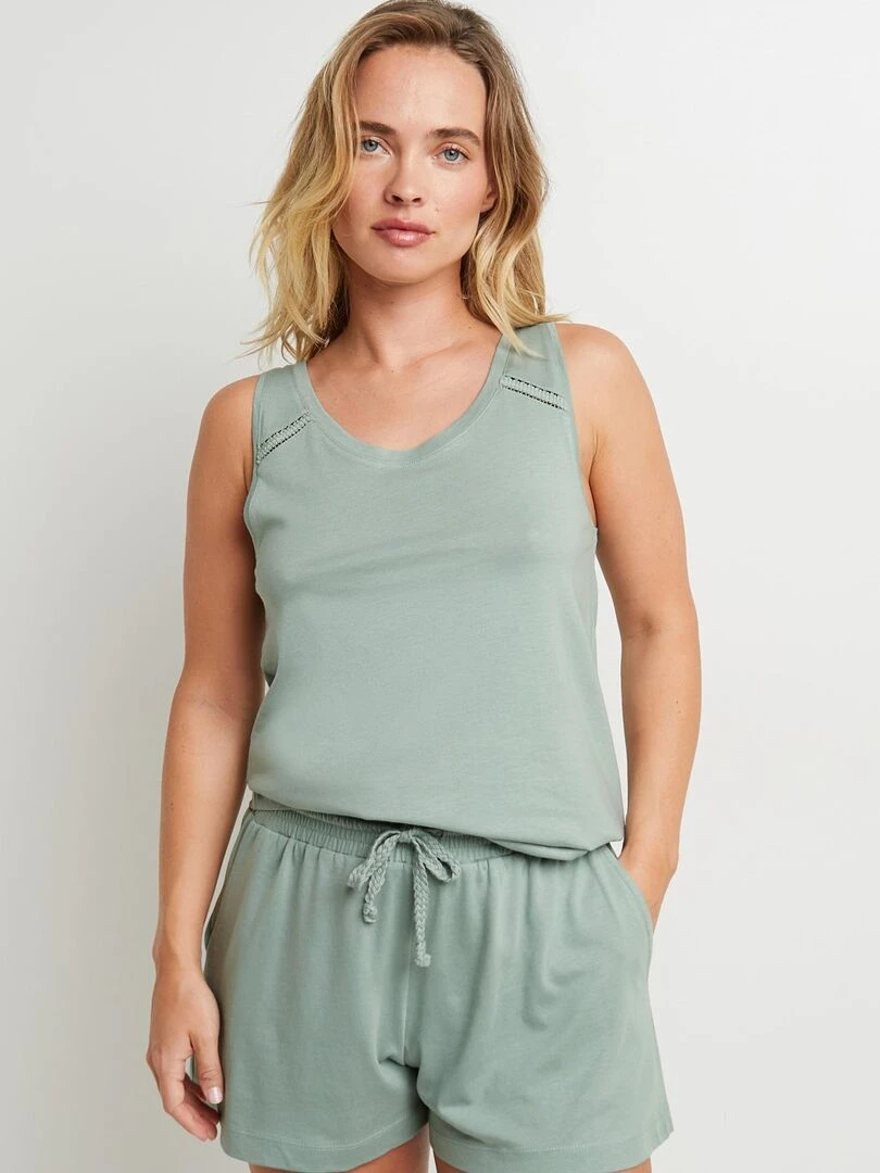 Top Douceur RougeGorge Lingerie Vert clair