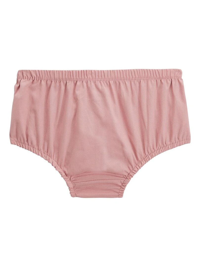 Lot de 2 culottes bébé Singapour   Rose