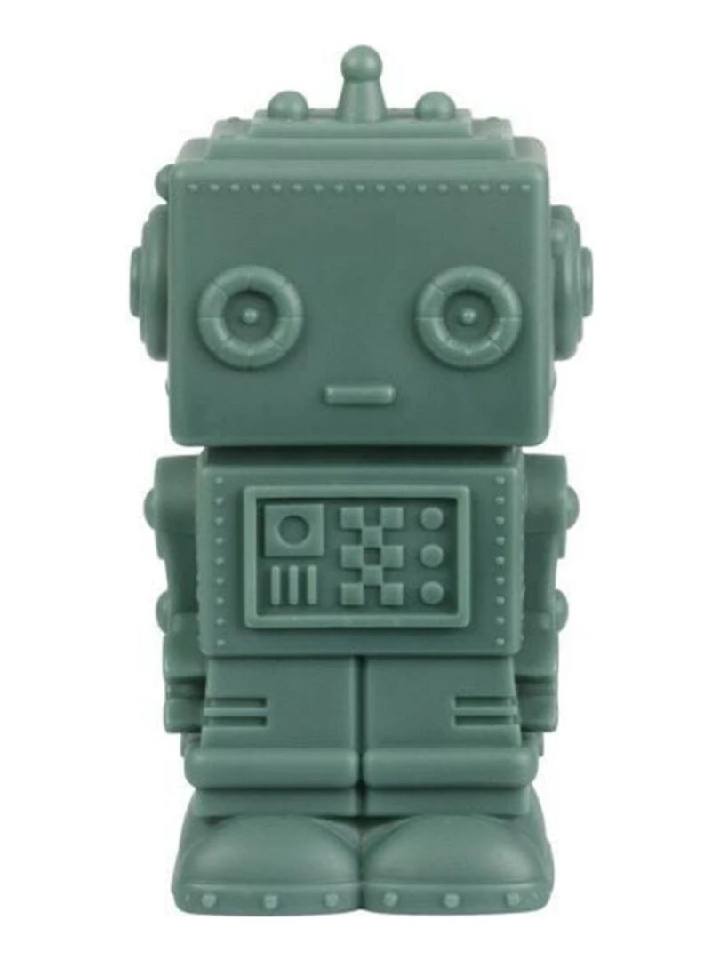 Tirelire Robot vert sauge foncé (15 cm) Vert