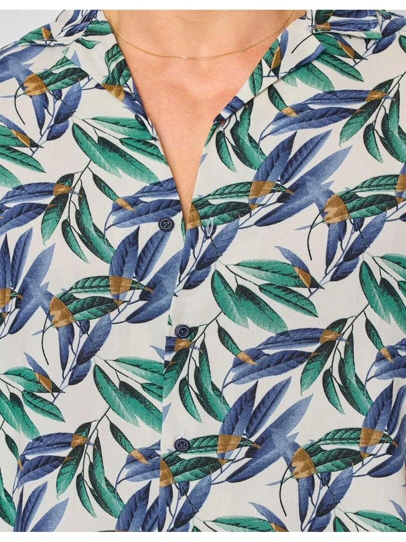 Chemisette à motifs Kebello   Bleu