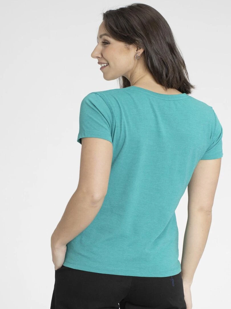 T shirts col v MADDY   Gérard Pasquier   Vert