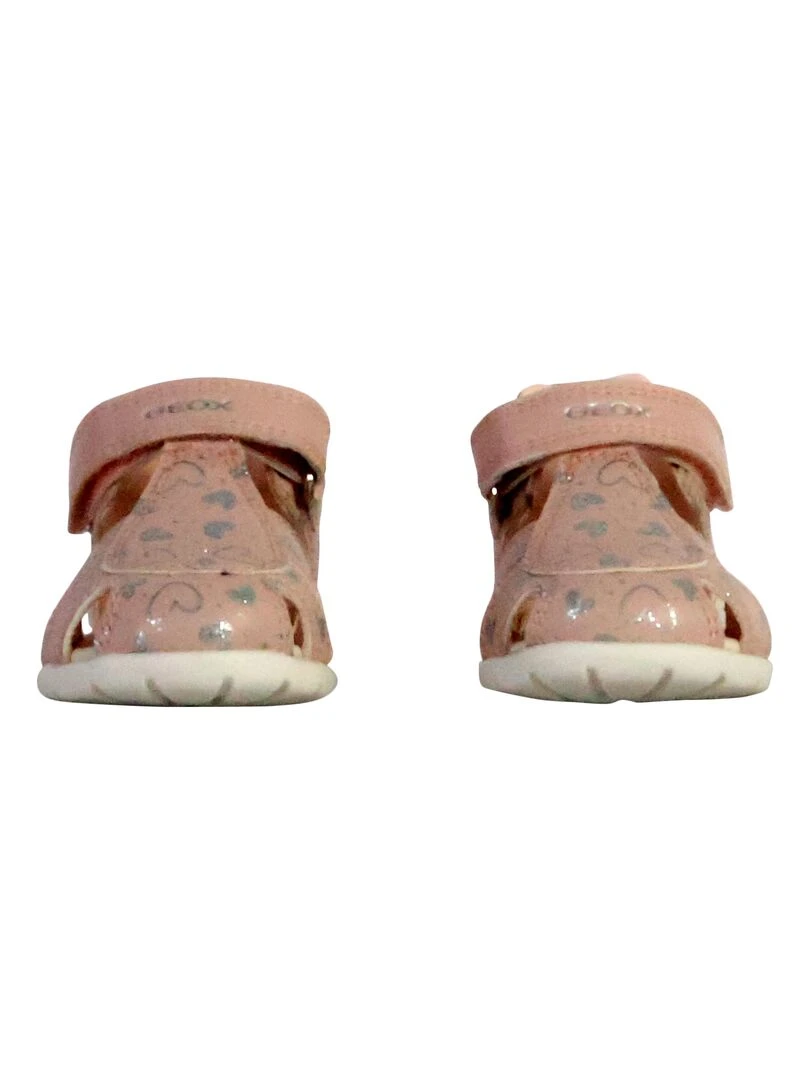 Sandale à Scratch Plate Geox Enfant Elthan   Rose