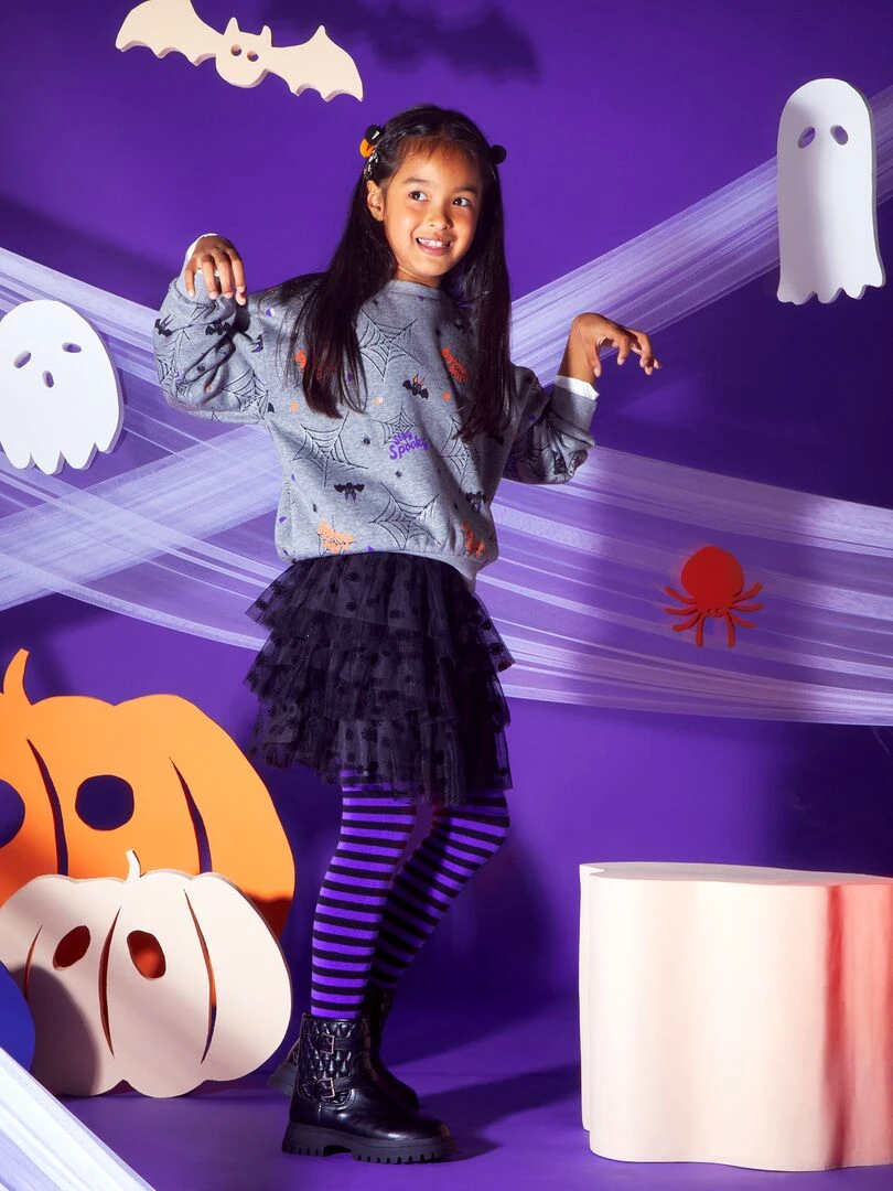 Jupe en tulle 'Halloween' Noir