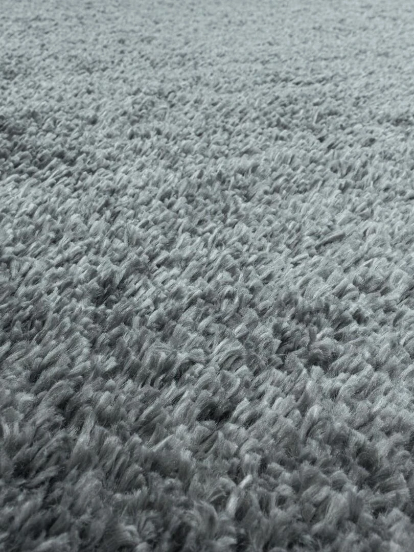 Tapis shaggy UNI B OEKO TEX®   Argent