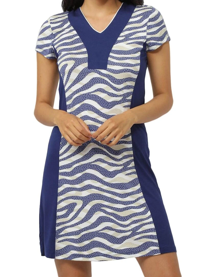 Robe de plage Navy Skin Bleu