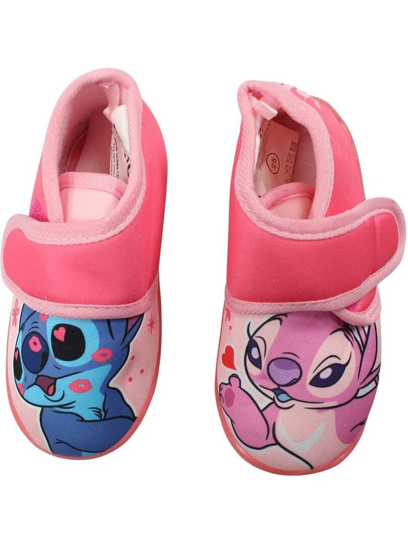 Disney Chaussons fille imprimé Lilo Et Stitch Rose
