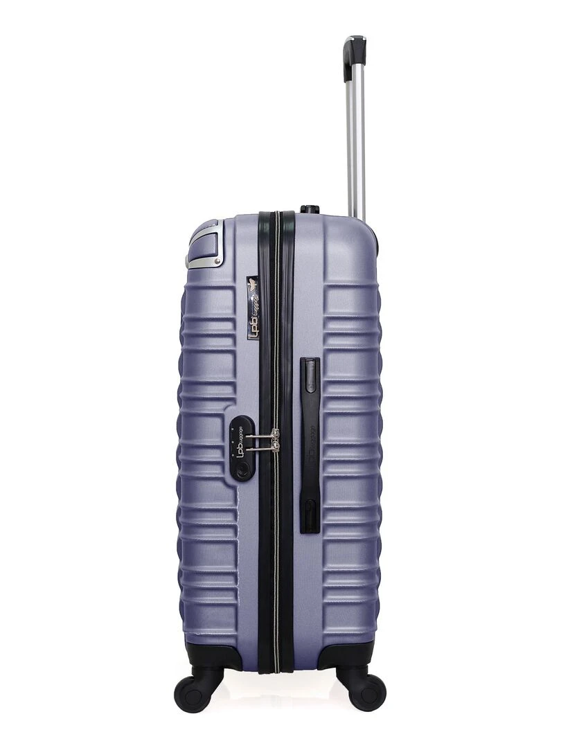 LPB LUGGAGE   VALISE WEEKEND ABS GIULIA 4 ROUES 65 CM   Violet