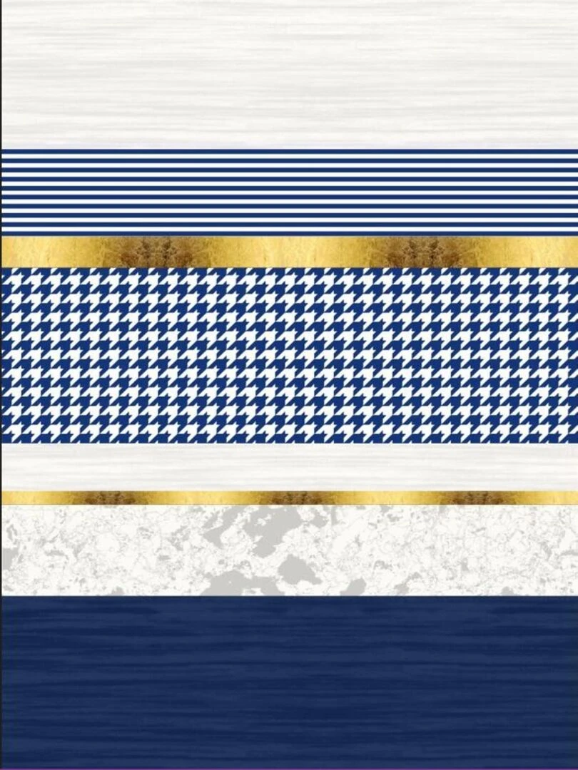 Tapis LAYER Bleu Bleu
