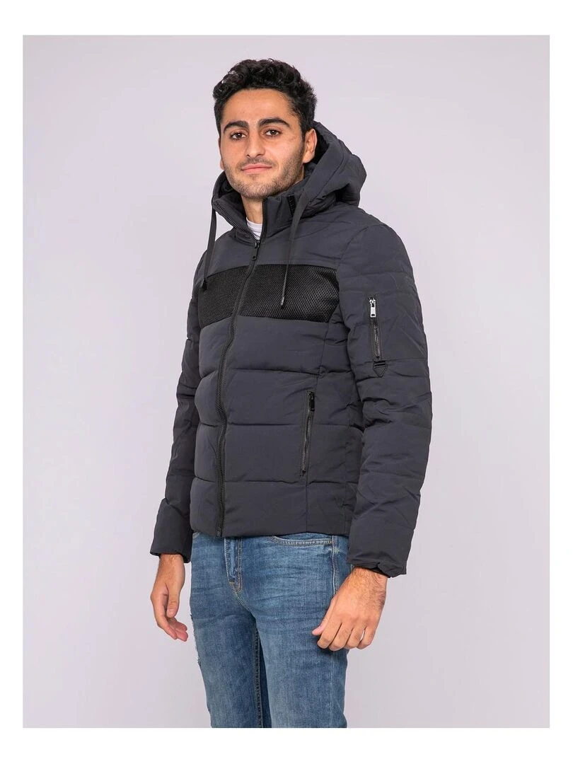 Doudoune capuche ZULMINO Gris