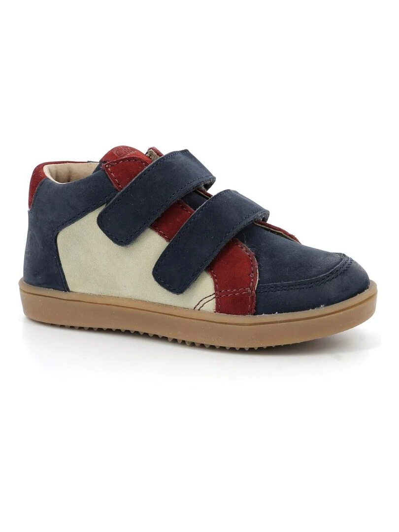 Sneakers hautes Cuir Woucikro Bleu marine