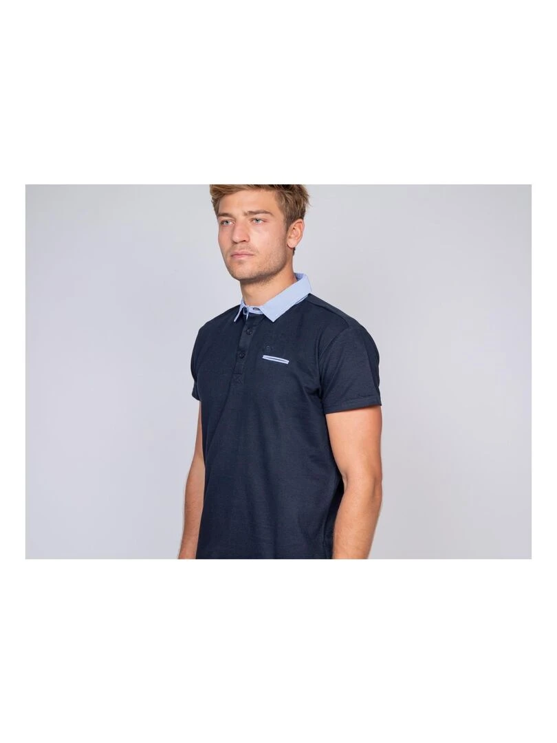 Polo PINOLE   Bleu marine